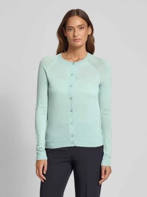 Kardigan o kroju regular fit z czystej wełny dziewiczej model 'FONAMI' Boss