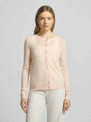 Kardigan o kroju regular fit z czystej wełny dziewiczej model 'FONAMI' Boss