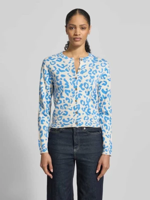 Kardigan o kroju regular fit z dodatkiem wiskozy model ‘Mayas’ Vila