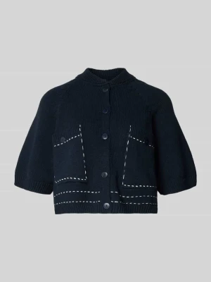 Kardigan o kroju regular fit z dodatkiem wiskozy Stefanel