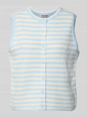 Kardigan o kroju regular fit z domieszką wełny model 'MALOU' Pieces