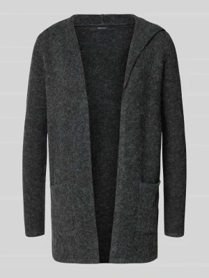 kardigan o kroju regular fit z kapturem model 'DOFFY' Vero Moda Czarny