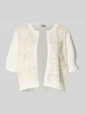 Kardigan o kroju regular fit z kwiatowym deseniem MORE & MORE