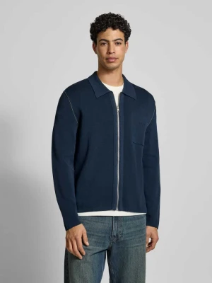 Kardigan o kroju regular fit z mieszanki bawełny Marc O'Polo DENIM
