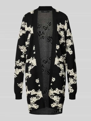 Kardigan o kroju regular fit z mieszanki wiskozy model ‘NANCY’ Vero Moda