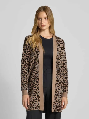 Kardigan o kroju regular fit z mieszanki wiskozy model ‘NANCY’ Vero Moda