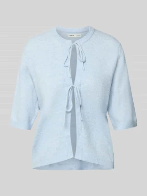 Kardigan o kroju regular fit z wiązaniem model ‘SIMONI’ Only