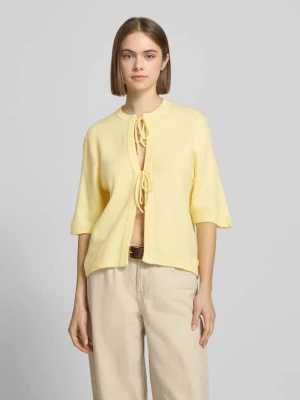 Kardigan o kroju regular fit z wiązaniem model ‘SIMONI’ Only