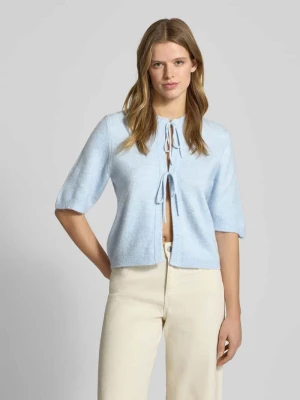Kardigan o kroju regular fit z wiązaniem model ‘SIMONI’ Only