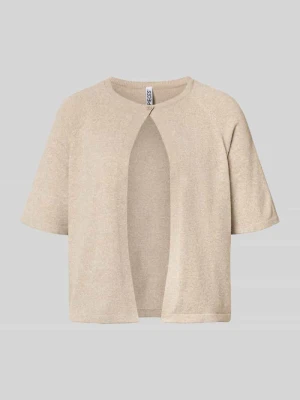 kardigan o kroju regular fit z zapięciem na 1 guzik model 'BREE' Pieces