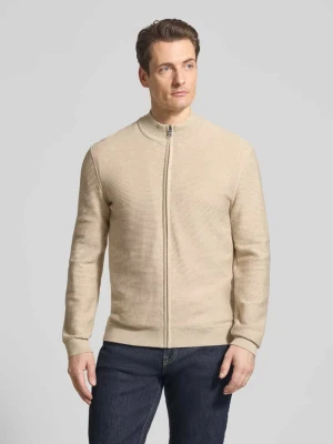 Kardigan o kroju regular fit ze stójką OLYMP Level Five