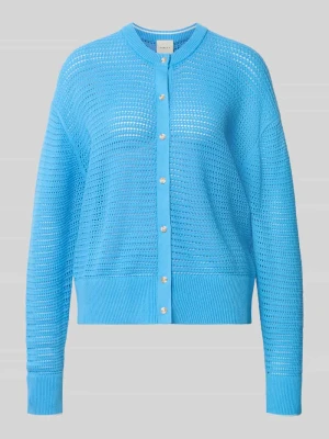 Kardigan o kroju relaxed fit z czystej bawełny model 'Pembroke' Varley Błękitny