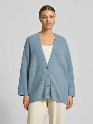 Kardigan o kroju relaxed fit z dodatkiem wełny model ‘Damsville’ American vintage