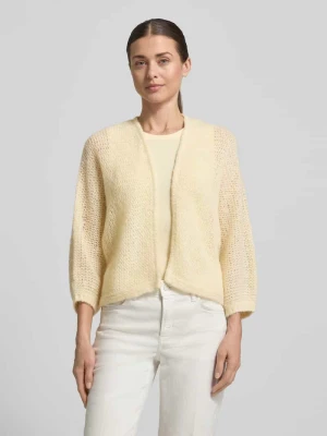 Kardigan o kroju relaxed fit z domieszką wełny z młodej alpaki model 'Tulea' someday