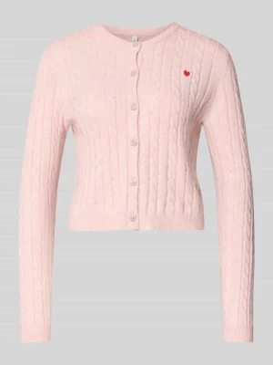 Kardigan o kroju shaped fit z mieszanki wiskozy model ‘KATIA’ Only