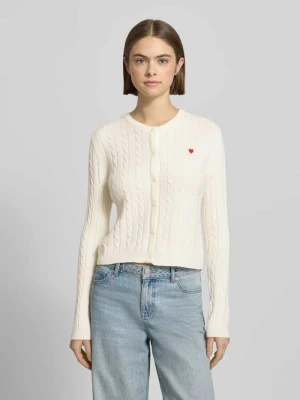 Kardigan o kroju shaped fit z mieszanki wiskozy model ‘KATIA’ Only