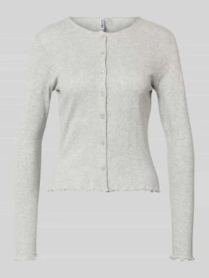 Kardigan o kroju slim fit z mieszanki bawełny i wiskozy model ‘MARIE’ Pieces