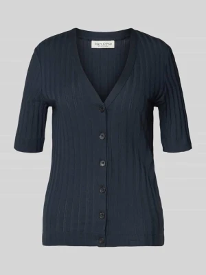 Kardigan o kroju slim fit z mieszanki modalu i bawełny Marc O'Polo