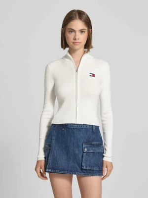 Kardigan o kroju slim fit z zamkiem błyskawicznym Tommy Jeans