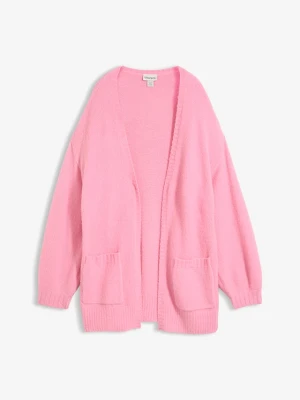 Kardigan oversize BonPrix różowy