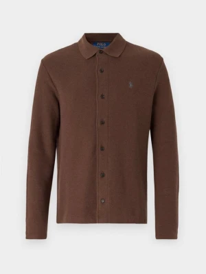 Kardigan Polo Ralph Lauren ciemnobrązowy