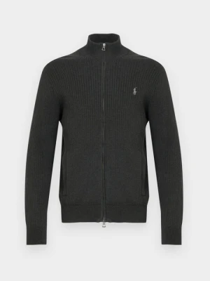 Kardigan Polo Ralph Lauren ciemnoszary melanż