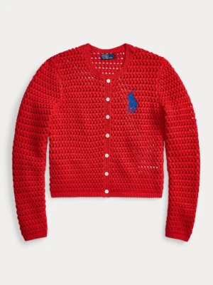 Kardigan Polo Ralph Lauren czerwony