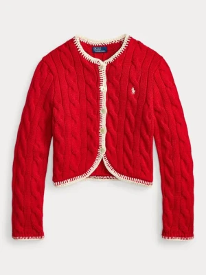Kardigan Polo Ralph Lauren czerwony