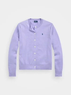 Kardigan Polo Ralph Lauren fioletowy