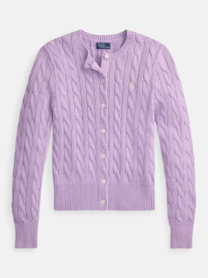 Kardigan Polo Ralph Lauren fioletowy