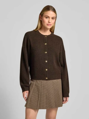 Kardigan rozpinany krój regular fit z dodatkiem wełny Jake*s Collection