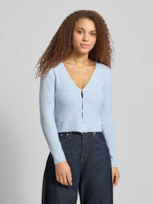 Kardigan rozpinany krój regular fit z guzikami o perłowym wyglądzie Model 'RICA LIFE' Only