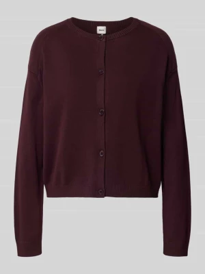 kardigan rozpinany w kroju regular fit z czystej bawełny model 'Ann' BRAX Bordowy