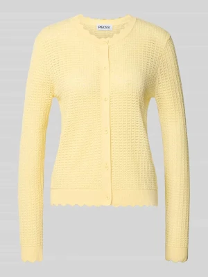 Kardigan rozpinany o kroju regular fit z czystej bawełny model 'SCOUT' Pieces