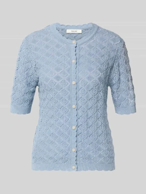 Kardigan rozpinany o kroju regular fit z czystej bawełny model 'SOFIA' Selected Femme