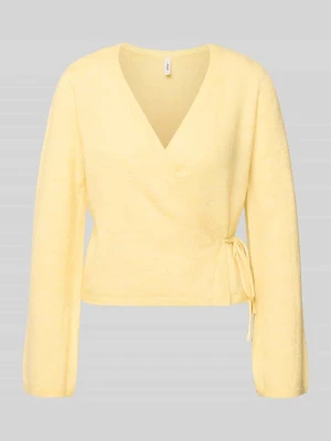 Kardigan rozpinany o kroju regular fit z dodatkiem wełny model 'COLO' Only