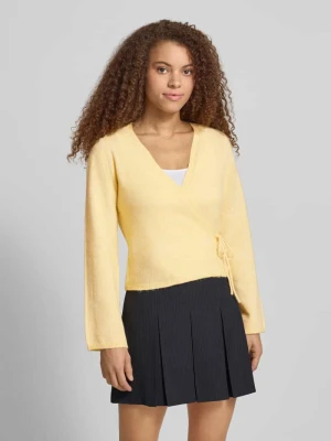 Kardigan rozpinany o kroju regular fit z dodatkiem wełny model 'COLO' Only