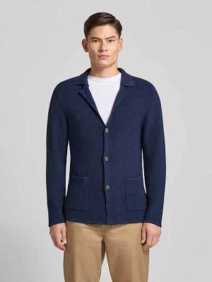 Kardigan rozpinany o kroju regular fit z mieszanki bawełny i wełny RAGMAN