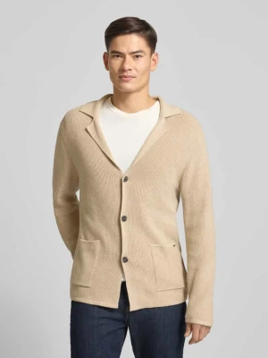 Kardigan rozpinany o kroju regular fit z mieszanki bawełny i wełny RAGMAN