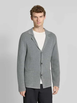Kardigan rozpinany o kroju regular fit z mieszanki bawełny i wełny RAGMAN