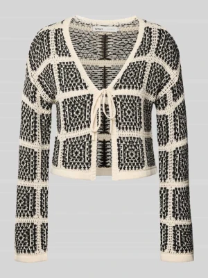 kardigan rozpinany o kroju regular fit z mieszanki bawełny model 'LOA' Only