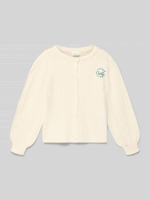 Kardigan rozpinany o kroju regular fit z mieszanki bawełny s.Oliver RED LABEL