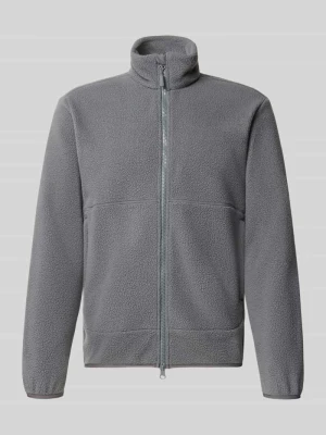 kardigan rozpinany o kroju regular fit ze stójką model 'JASON' Only & Sons Antracytowy