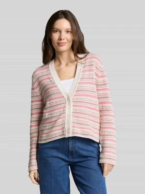 Kardigan rozpinany o kroju relaxed fit z czystej bawełny Tom Tailor