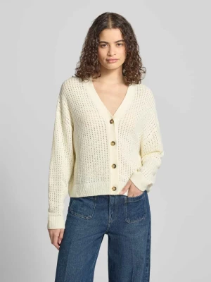 Kardigan rozpinany o kroju relaxed fit z mieszanki bawełny Marc O'Polo DENIM