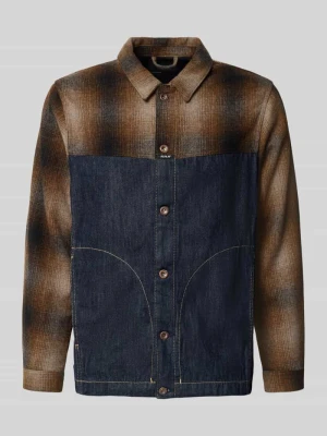 kardigan rozpinany o kroju slim fit z czystej bawełny Replay Jeansowy niebieski