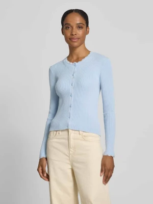 Kardigan rozpinany o kroju slim fit z mieszanki wiskozy model 'WONDER' Vero Moda