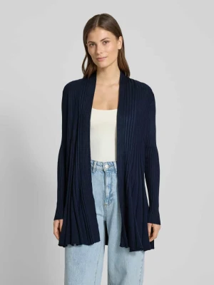 Kardigan rozpinany w efekt prążkowania model 'CLAUDISSE' FREE/QUENT