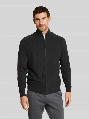 kardigan rozpinany w kroju regular fit z czystej bawełny Tom Tailor Ciemnoszary