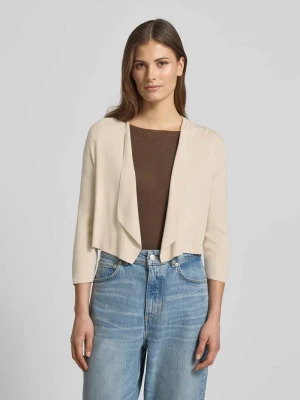 Kardigan rozpinany w otwartym kroju z rękawem o dł. 3/4 comma